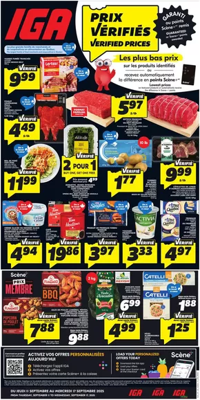 IGA catalogue in Mont-Saint-Hilaire | Wide range of offers | 2025-09-11T00:00:00.000Z - 2025-09-17T00:00:00.000Z