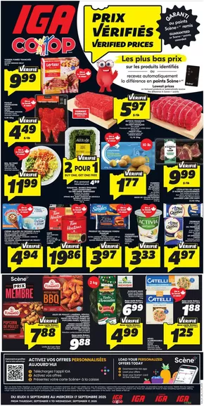 IGA catalogue in Mont-Saint-Hilaire | Current deals and offers | 2025-09-11T00:00:00.000Z - 2025-09-17T00:00:00.000Z