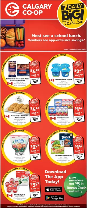Calgary Co-op catalogue in Bridgewater | Big deals !  | 2025-09-10T00:00:00.000Z - 2025-09-10T00:00:00.000Z