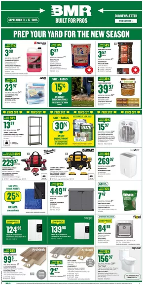 BMR catalogue in Channel-Port-aux-Basques | Current bargains and offers | 2025-09-11T00:00:00.000Z - 2025-09-17T00:00:00.000Z