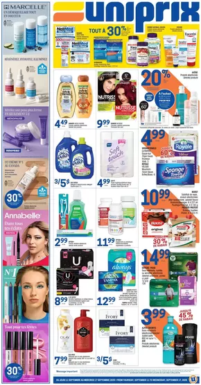 Uniprix catalogue in Laval | Uniprix Weekly ad | 2025-09-11T00:00:00.000Z - 2025-09-17T00:00:00.000Z
