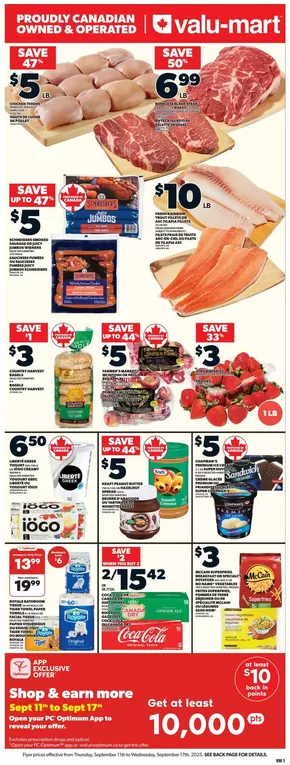 Valu-mart weeky flyer