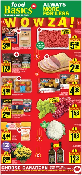 Food Basics catalogue in Toronto | Great offer for bargain hunters | 2025-09-11T00:00:00.000Z - 2025-09-17T00:00:00.000Z