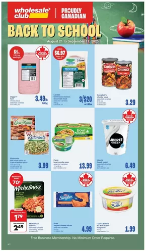Wholesale Club catalogue in Bridgewater | Great offer for all customers | 2025-08-21T00:00:00.000Z - 2025-09-17T00:00:00.000Z
