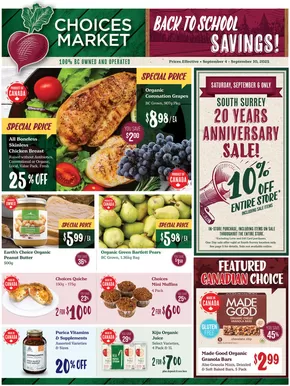 Choices Market weekly flyer
