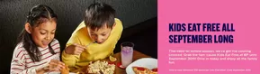 Boston Pizza catalogue in Brantford | Kids eat free all september long  | 2025-09-10T00:00:00.000Z - 2025-09-24T00:00:00.000Z