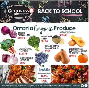 Goodness Me Flyer September 10 to 16