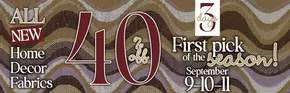 Fabricville catalogue | Up to 40 % off  | 2025-09-11T00:00:00.000Z - 2025-09-11T00:00:00.000Z