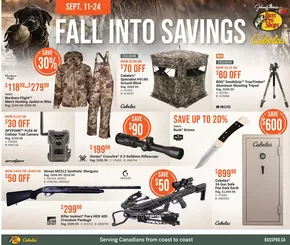 Bass Pro Shop catalogue in Montreal | Falling into savings  | 2025-09-11T00:00:00.000Z - 2025-09-24T00:00:00.000Z