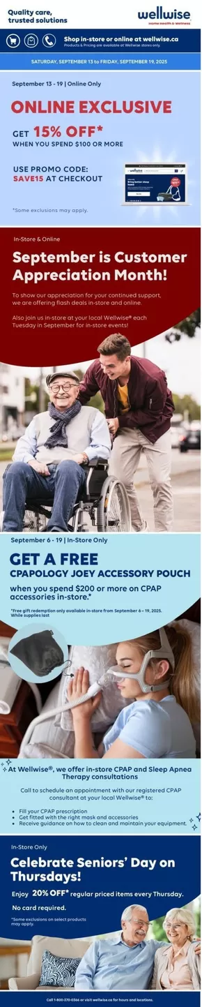 Shoppers Drug Mart catalogue in Ottawa | Great offer for all customers | 2025-09-13T00:00:00.000Z - 2025-09-19T00:00:00.000Z
