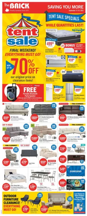 The Brick catalogue | Exclusive bargains | 2025-09-12T00:00:00.000Z - 2025-09-18T00:00:00.000Z