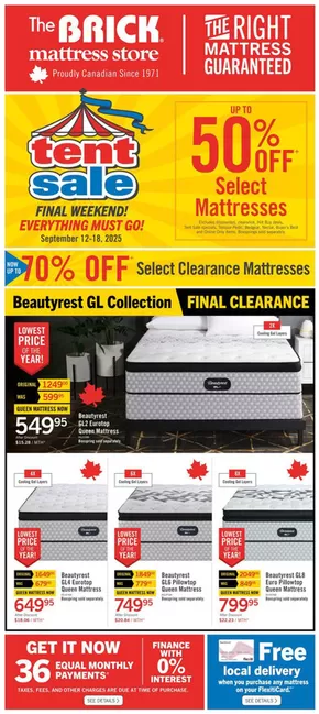 The Brick catalogue in Surrey | Brick Mattress Store | 2025-09-12T00:00:00.000Z - 2025-09-18T00:00:00.000Z
