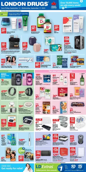 London Drugs catalogue in Laval | Our best offers for you | 2025-09-12T00:00:00.000Z - 2025-09-17T00:00:00.000Z