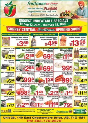 Fruiticana catalogue in Calgary | New offers to discover | 2025-09-13T00:00:00.000Z - 2025-09-27T00:00:00.000Z