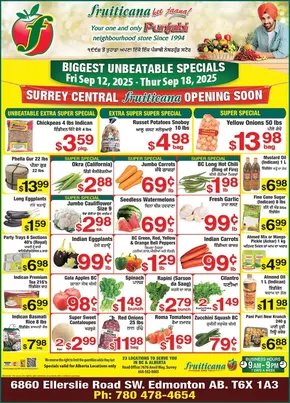 Fruiticana catalogue in Mississauga | Save now with our deals | 2025-09-13T00:00:00.000Z - 2025-09-27T00:00:00.000Z
