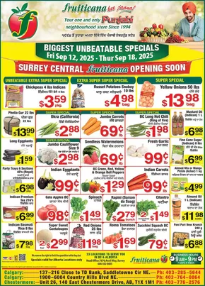Fruiticana catalogue in Calgary | Fruiticana flyer | 2025-09-14T00:00:00.000Z - 2025-09-28T00:00:00.000Z