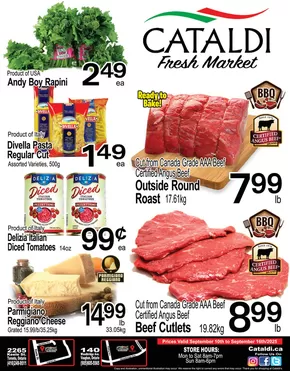 Cataldi catalogue in Montreal | Top offers for all bargain hunters | 2025-09-14T00:00:00.000Z - 2025-09-28T00:00:00.000Z