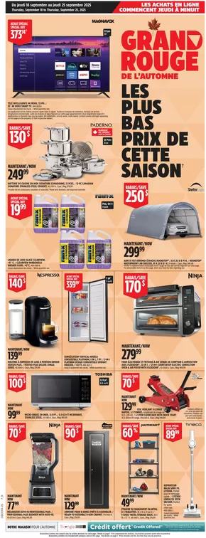 Canadian Tire catalogue | Offers for bargain hunters | 2025-09-18T00:00:00.000Z - 2025-09-25T00:00:00.000Z