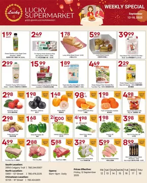 Lucky Supermarket catalogue in Ohsweken | Edmonton weekly Specials | 2025-09-15T00:00:00.000Z - 2025-09-29T00:00:00.000Z