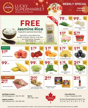Lucky Supermarket catalogue in Ohsweken | Winnipeg weekly Specials | 2025-09-15T00:00:00.000Z - 2025-09-29T00:00:00.000Z