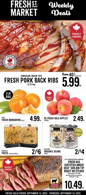 Fresh St Market catalogue in Ohsweken | Weeekly deals  | 2025-09-15T00:00:00.000Z - 2025-09-18T00:00:00.000Z