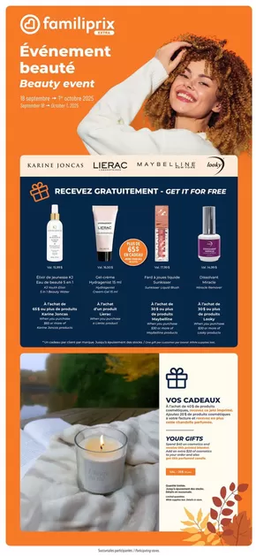 Familiprix catalogue in Laval | Catalogue | 2025-09-18T00:00:00.000Z - 2025-10-01T00:00:00.000Z