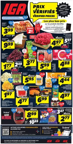 IGA catalogue in Deux-Montagnes | Quebec | 2025-09-18T00:00:00.000Z - 2025-09-24T00:00:00.000Z