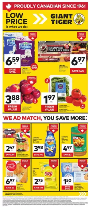 Giant Tiger catalogue in Midland | Save now with our deals | 2025-09-17T00:00:00.000Z - 2025-09-23T00:00:00.000Z