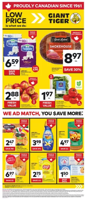 Giant Tiger catalogue in Midland | Attractive special offers for everyone | 2025-09-17T00:00:00.000Z - 2025-09-23T00:00:00.000Z