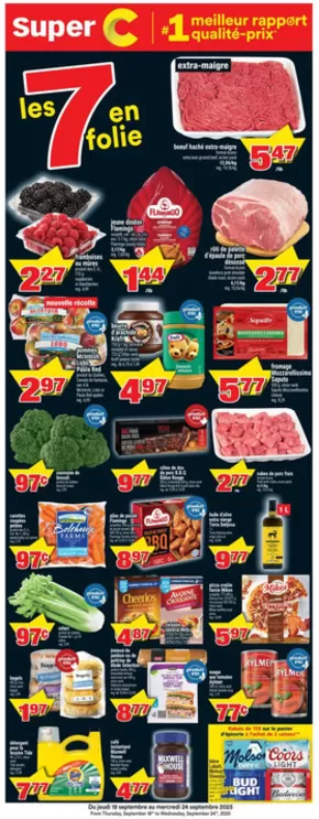 Super C catalogue in Saint-Basile | Special offers for you | 2025-09-18T00:00:00.000Z - 2025-09-24T00:00:00.000Z