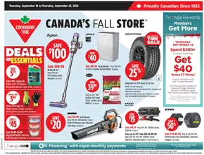 Canadian Tire catalogue in Midland | Exclusive deals and bargains | 2025-09-18T00:00:00.000Z - 2025-09-25T00:00:00.000Z