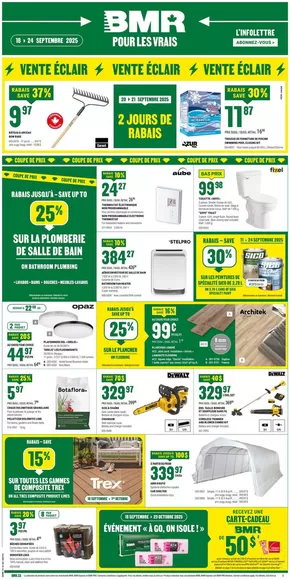 BMR catalogue in Scotstown | Weekly Ad | 2025-09-18T00:00:00.000Z - 2025-09-24T00:00:00.000Z