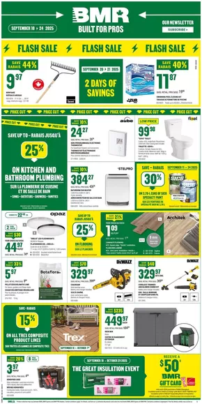 BMR catalogue in Baie Verte | Exclusive deals and bargains | 2025-09-18T00:00:00.000Z - 2025-09-24T00:00:00.000Z