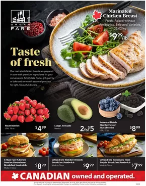 Urban Fare catalogue in Comber ON | Weekly Flyer | 2025-09-18T00:00:00.000Z - 2025-09-24T00:00:00.000Z