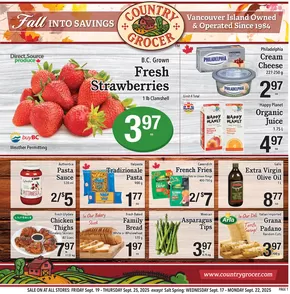 Country Grocer catalogue in Comber ON | Exclusive deals for our customers | 2025-09-17T00:00:00.000Z - 2025-10-01T00:00:00.000Z
