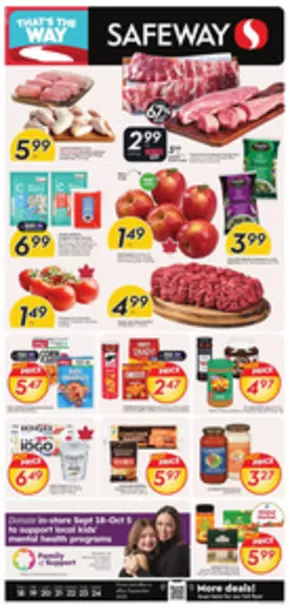 Safeway catalogue in Comber ON | Top deals and discounts | 2025-09-18T00:00:00.000Z - 2025-09-24T00:00:00.000Z