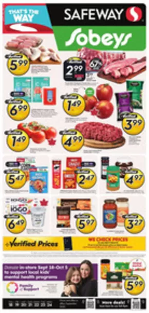Safeway catalogue in Meadow Lake | Top deals and discounts | 2025-09-18T00:00:00.000Z - 2025-09-24T00:00:00.000Z