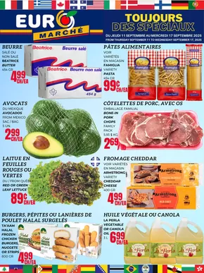 Euromarché catalogue in Trail | Exclusive bargains | 2025-09-17T00:00:00.000Z - 2025-10-01T00:00:00.000Z
