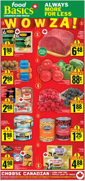 Food Basics catalogue in Comber ON | Current deals and offers | 2025-09-18T00:00:00.000Z - 2025-09-24T00:00:00.000Z