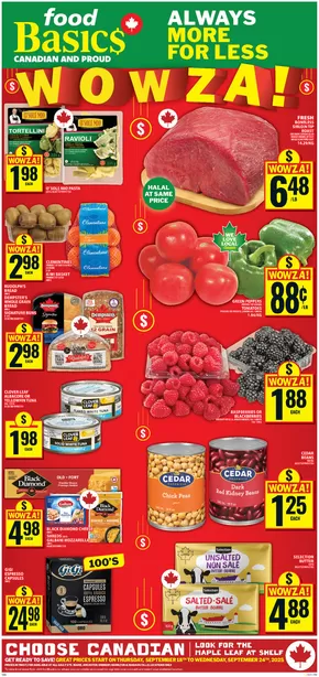Food Basics catalogue in Comber ON | Special offers for you | 2025-09-18T00:00:00.000Z - 2025-09-24T00:00:00.000Z