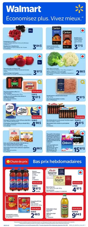 Walmart catalogue in Comber ON | Exclusive deals for our customers | 2025-09-18T00:00:00.000Z - 2025-09-25T00:00:00.000Z