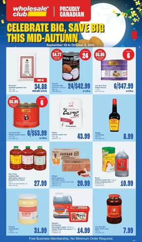 Wholesale Club catalogue in Comber ON | New offers to discover | 2025-09-18T00:00:00.000Z - 2025-10-08T00:00:00.000Z