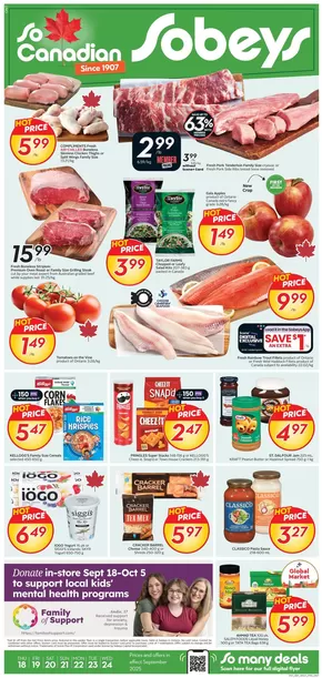 Sobeys catalogue in La Scie | Top offers for all bargain hunters | 2025-09-18T00:00:00.000Z - 2025-09-24T00:00:00.000Z