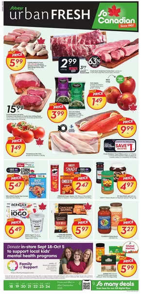 Sobeys catalogue in La Scie | Wide range of offers | 2025-09-18T00:00:00.000Z - 2025-09-24T00:00:00.000Z