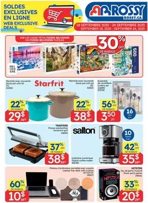Rossy catalogue in Mississauga | Attractive special offers for everyone | 2025-09-18T00:00:00.000Z - 2025-09-24T00:00:00.000Z