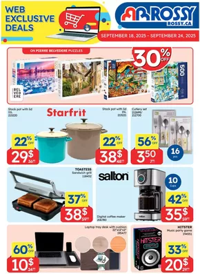 Rossy catalogue in Mississauga | Current deals and offers | 2025-09-18T00:00:00.000Z - 2025-09-24T00:00:00.000Z