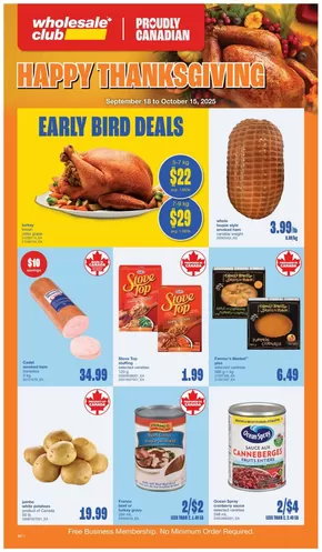 Wholesale Club catalogue in Swift Current | Wholesale Club Weekly ad | 2025-09-18T00:00:00.000Z - 2025-10-15T00:00:00.000Z