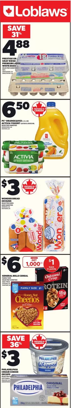 Weekly flyer