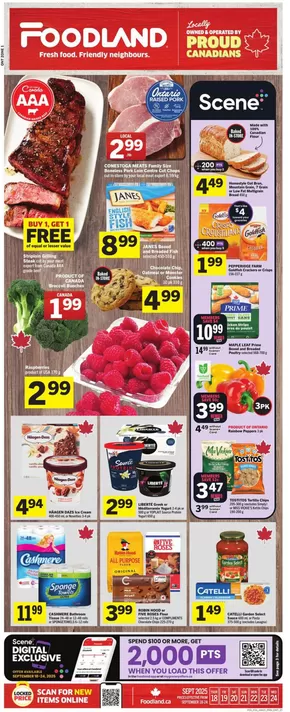 Foodland catalogue in Niagara Falls | Weekly flyer  | 2025-09-18T00:00:00.000Z - 2025-09-24T00:00:00.000Z