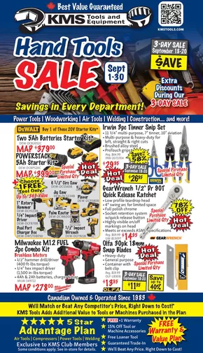 KMS Tools catalogue in Oshawa | KMS Tools 2509 September Flyer | 2025-09-20T00:00:00.000Z - 2025-10-04T00:00:00.000Z